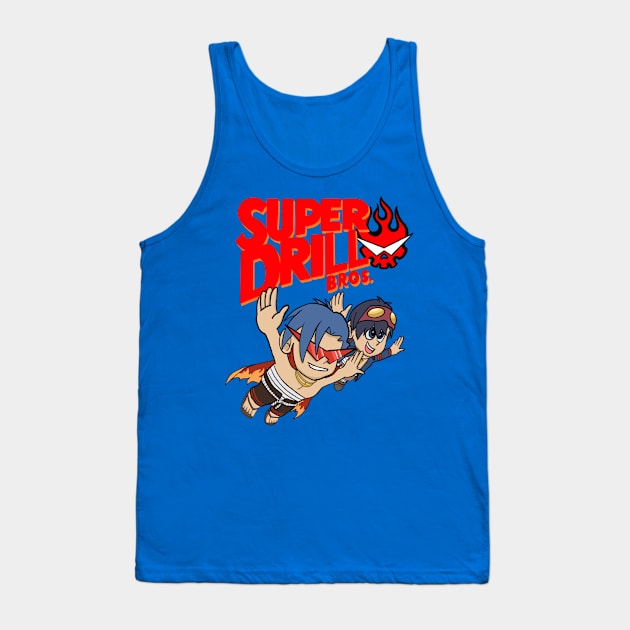 Super Drill Bros. Tank Top by PsychtronArtworx